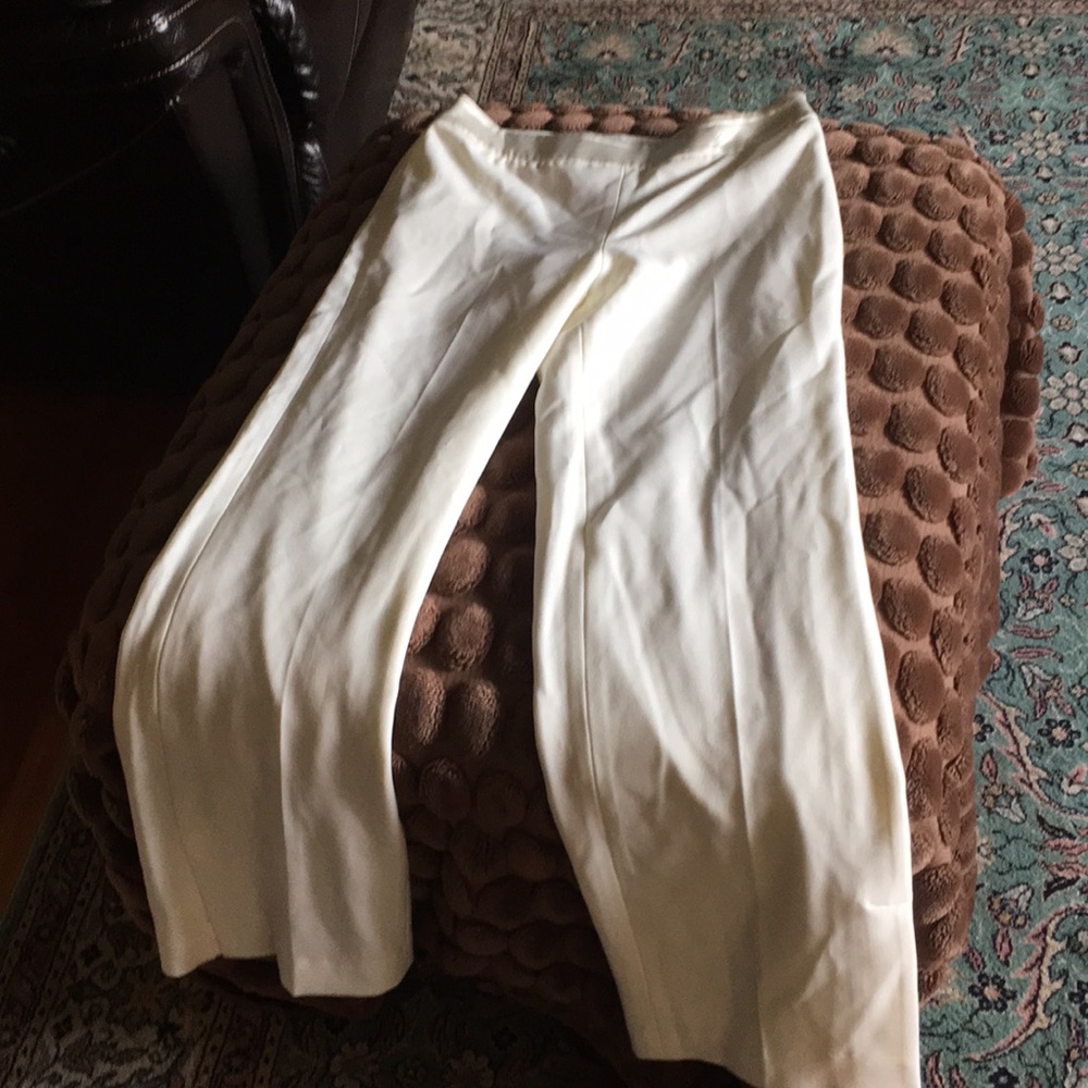 White House Black Market cream dress pants.